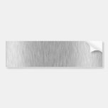 Stainless Steel Textured Bumper Stickers