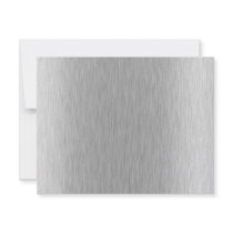 Stainless Steel Textured Invitation