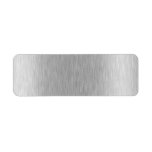 Stainless Steel Textured Return Address Labels