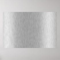 Stainless Steel Textured Poster