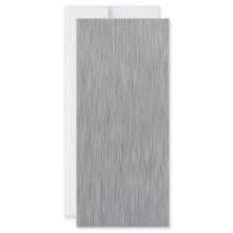 Stainless Steel Textured Custom Rack Card