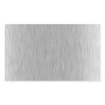 Stainless Steel Textured Rectangular Sticker
