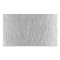 Stainless Steel Textured Rectangular Sticker