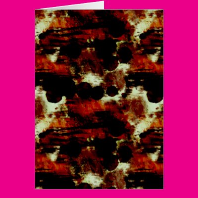 Stains in Red and Black Card Zazzle_card Stains in Red and Black Card Zazzle_card