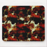 Stains in Red and Black Mouse Pad