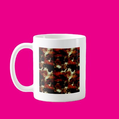 Stains in Red and Black Mugs Zazzle_mug