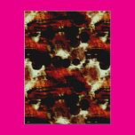 Stains in Red and Black Post Card