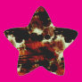 Stains in Red and Black Star Sticker Stains in Red and Black Star Sticker