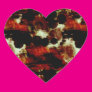 Stains in Red and Black Heart Stickers