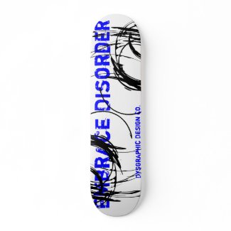 Stains skateboard