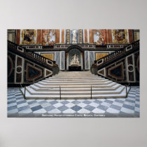 Staircase, Herrenchiemsea Castle, Bayern, Germany Posters