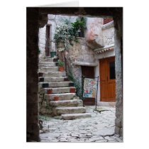 Staircase in Rovinj, Croatia cards