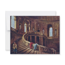 Staircase In The Castle Of Caprarola By Robert Hub Announcements