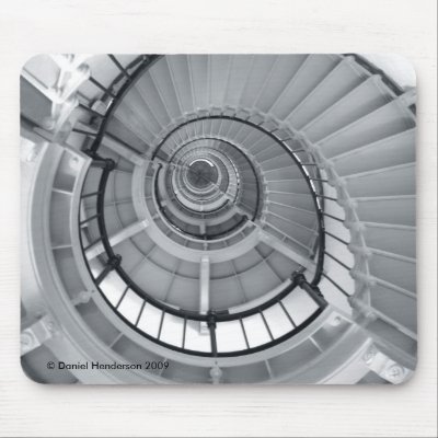Stairs Of Illusion Mouse Pads by yayayittle