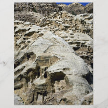 Stairs on the rocks near the Monastery, Petra, Jor Full Color Flyer