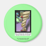 Stairway To Heaven Parody Cartoon Novelty Magnet