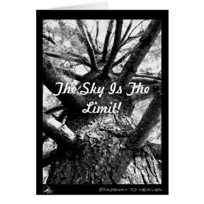 Stairway to Heaven, The Sky Is The Limit! Greeting Cards by jsternig