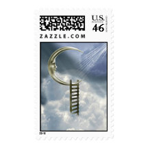 Stairway to the Moon Postage Stamp