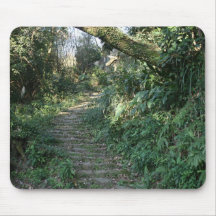 Stairway to the trees mouse pad
