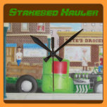 Stakebed Hauler wall clocks