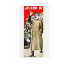 stalin the leader ussr postcards