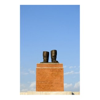 Stalin's Boots Grandstand, Statue Park, Budapest print