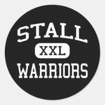 Stall - Warriors - High - Charleston Stickers