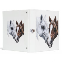 stallion and mare vinyl binders