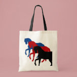 stallion sillouettes, tote bag bags