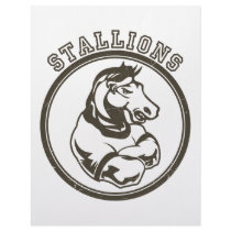 Stallions Mascot letterhead by CustomSportsTshirts Stallions Mascot letterhead