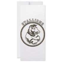 Stallions Mascot rack cards by CustomSportsTshirts Stallions Mascot rack cards