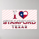 Stamford, Texas Poster