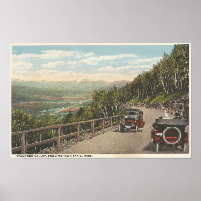 Stamford Valley From Mohawk Trail Massachussets Poster Zazzle