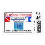 Stamp, 39c with logo & couple scuba diving