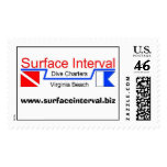 Stamp, 39c with Surface Interval logo