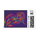 Stamp Abstract Purple