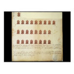 Stamp Act 1765 One Penny Stamp Proof Sheet Postcards