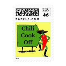 Stamp Announcements Stamps Sign Chili Cook Off