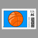 Stamp - Basketball