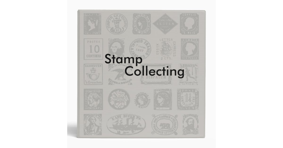 Stamp Collecting Binder Zazzle