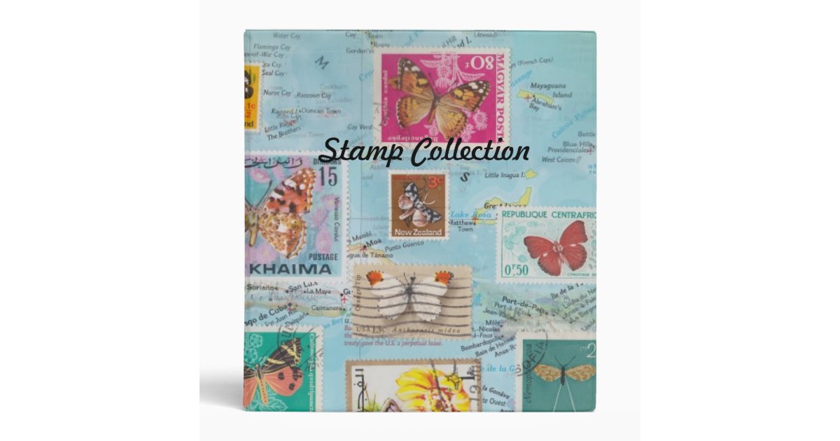 Stamp Collection Binder Zazzle