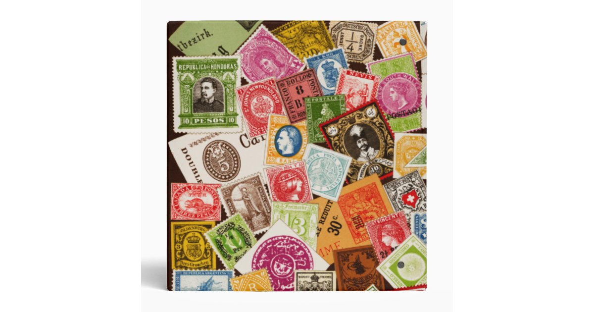 Stamp Collector Binder Zazzle