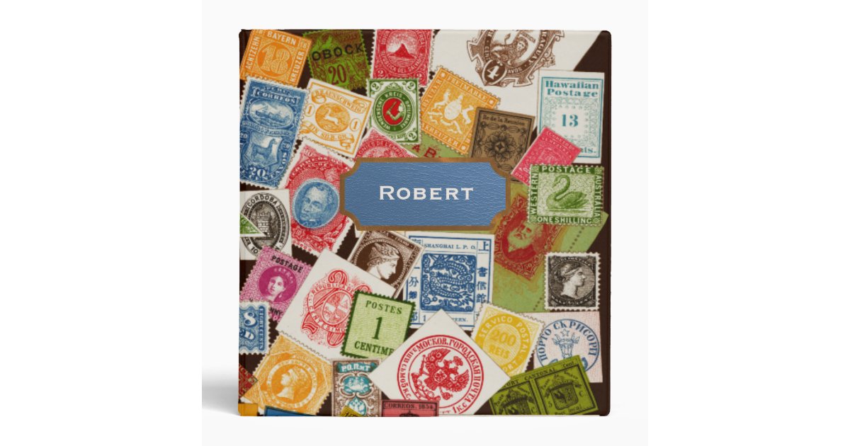 Stamp Collector Binder Zazzle