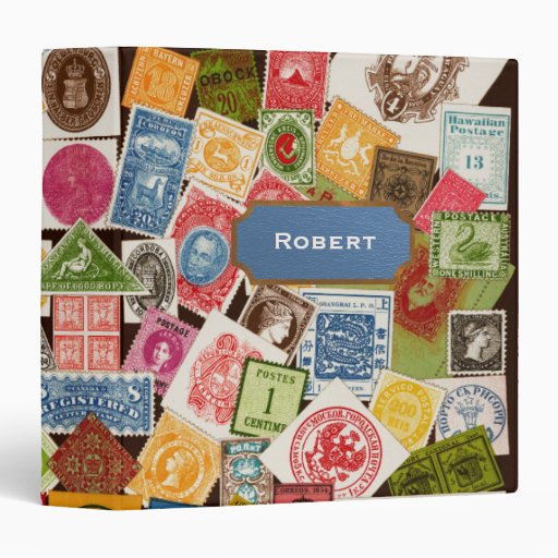 Stamp Collector Binder Zazzle