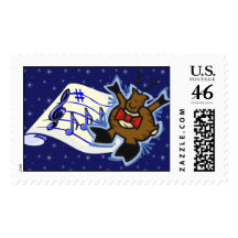 Stamp - Dancing Reindeer