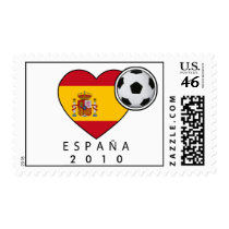 Stamp for Champs: Spain Heart + ESPAÑA 2010