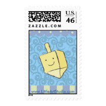 Stamp: Hannukah Dreidel by Kim Y. by artbykimy Stamp: Hannukah Dreidel by Kim Y.