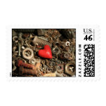 Stamp - "Heart & bolts-nuts" by Agni Kama