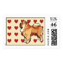 Stamp - I love Chow Chows