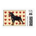 Stamp - I Love Rottweilers by pawtraitart Stamp - I Love Rottweilers